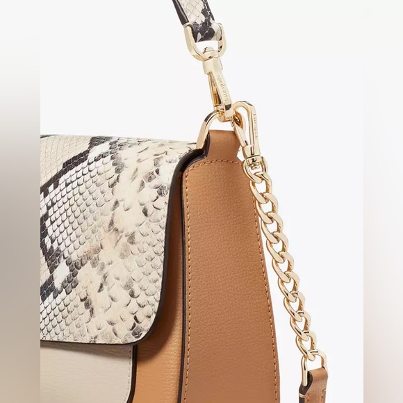 ♠️Kate Spade Phoebe Snake Embossed Flap Crossbody Bag NWT - Picture 2 of 7